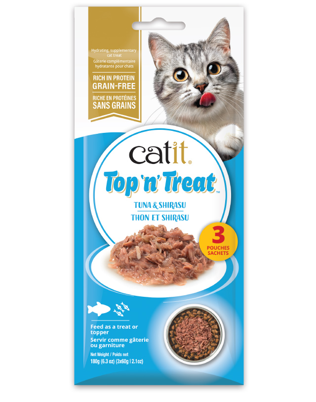 Catit Top 'n' Treat Tuna & Shirasu - Canadian packaging