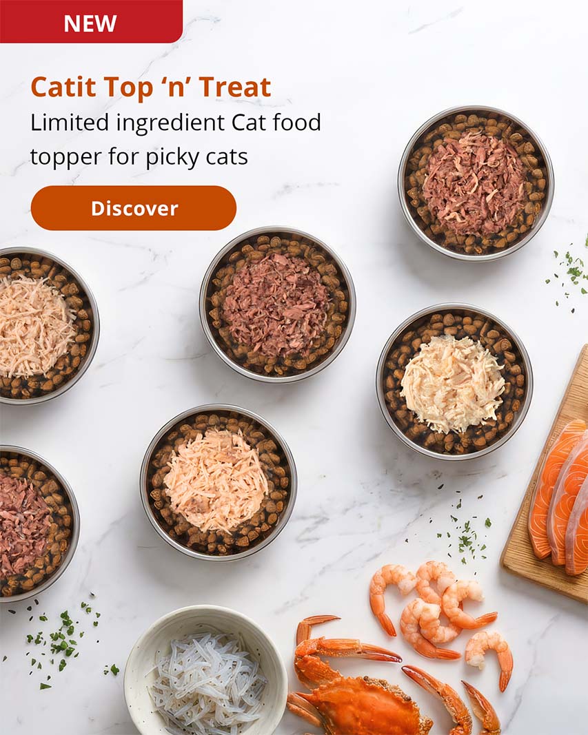 Catit Top ‘n’ Treat
Limited ingredient Cat food topper for picky cats