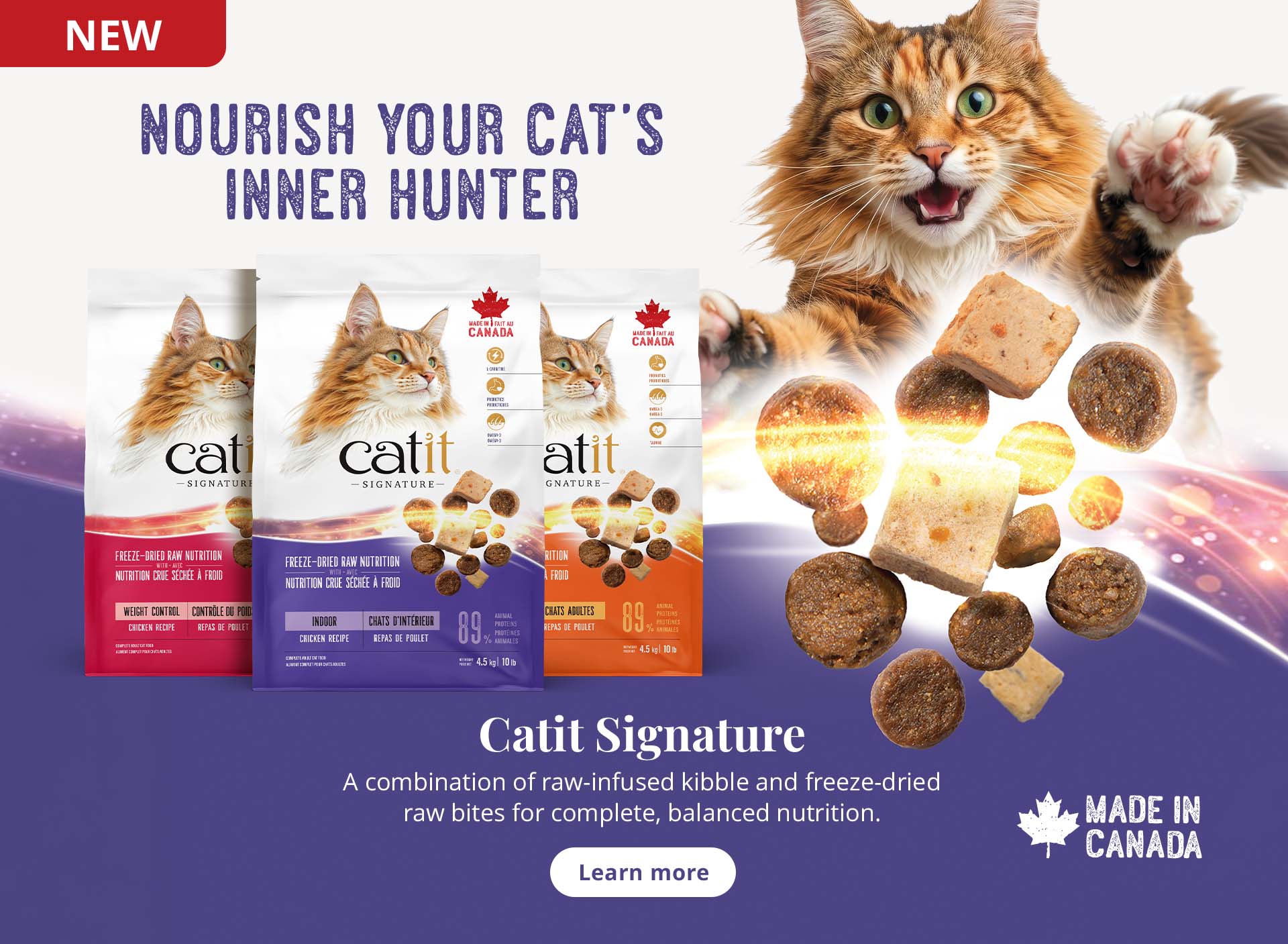 Catit Signature - Nourish your cat's inner hunter